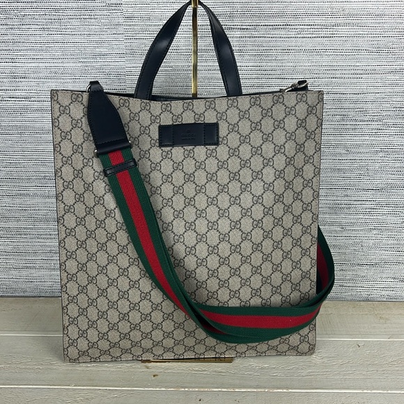 Gucci GG Supreme Convertible Soft Open Tote ✅COA Included - Picture 1 of 16